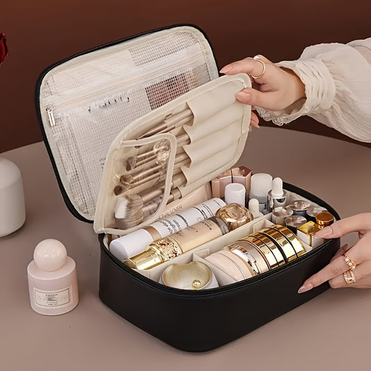 Travel Cosmetic Bag - Multi Layer Storage